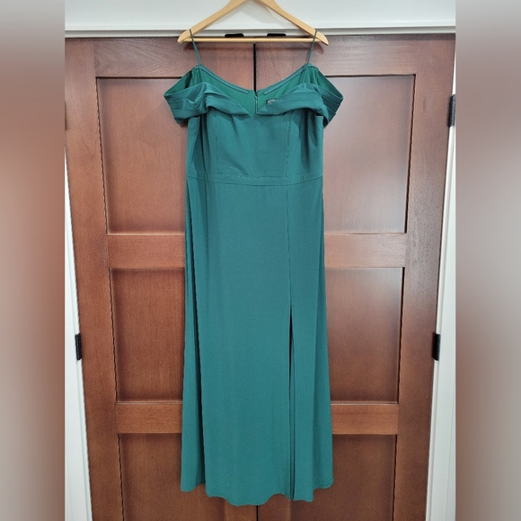 Morgan & Co. Dresses & Skirts - Green off shoulder dress